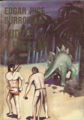 Okładka: Edgar Rice Burroughs - Przygody Tarzana człowieka leśnego. T. 7 Ludzie z pieczar