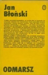Okładka: Jan Błoński - Odmarsz