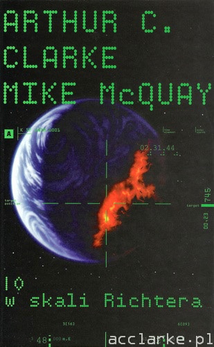 Okładka: Arthur C. Clarke - 10 w skali Richtera