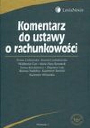Okładka: Teresa Kiziukiewicz - Komentarz do ustawy o rachunkowości
