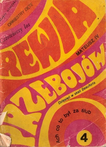Okładka:  autor nieznany - Rewia przebojów 4. Melodie i teksty