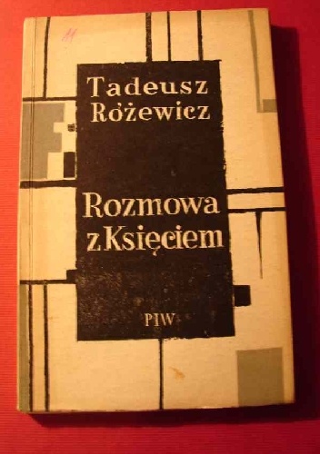 Okładka: Tadeusz Różewicz - Rozmowa z księciem