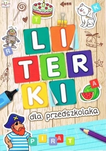 Okładka:  praca zbiorowa - Literki dla przedszkolaka