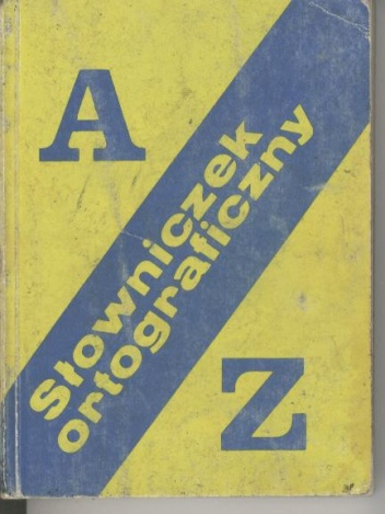 Okładka: Artur Kalinowski - Słowniczek ortograficzny