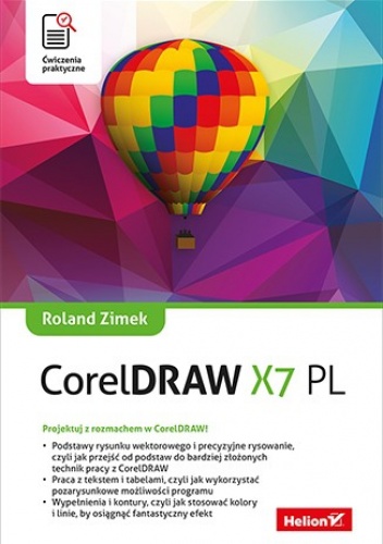 Okładka: Roland Zimek - CorelDRAW X7 PL. Ćwiczenia praktyczne