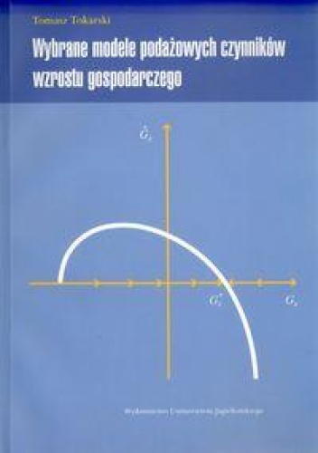 Okładka: Tomasz Tokarski - Wybrane modele podażowych czynników wzrostu gospodarczego