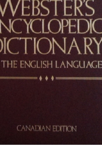 Okładka:  - The New Lexicon Webster's Encyclopedic Dictionary of the English Language. Canadian Edition.