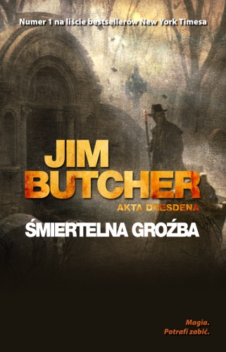 Okładka: Jim Butcher - Śmiertelna groźba