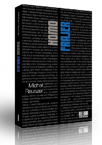 Okładka: Michał Rauszer - Homo frajer. Nieświadome wymiary kultury