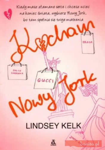 Okładka:  Lindsey Kelk - Kocham Nowy Jork