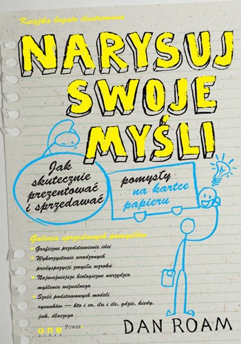 Okładka: Dan Roam - Narysuj swoje myśli. Jak skutecznie prezentować i sprzedawać pomysły na kartce papieru