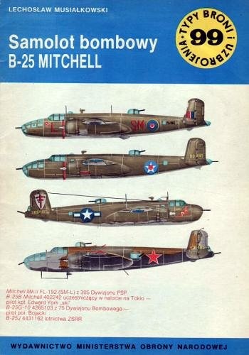 Okładka: Lechosław Musiałkowski - Samolot bombowy B-25 Mitchell