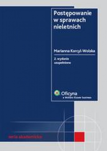 Okładka: Marianna Korcyl-Wolska - Postępowanie w sprawach nieletnich