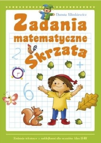 Okładka: Danuta Klimkiewicz - Zadania matematyczne Skrzata