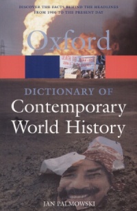 Okładka: Jan Palmowski - Dictionary of Contemporary World History.