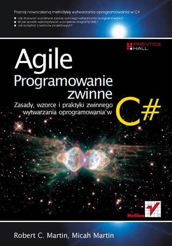 Okładka: Robert Cecil Martin - Agile. Programowanie zwinne: zasady, wzorce i praktyki zwinnego wytwarzania oprogramowania w C#