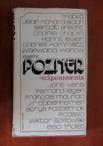 Okładka: Vladimir Vladimirovič Pozner - Wspomnienia