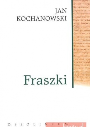 Okładka: Jan Kochanowski - Fraszki