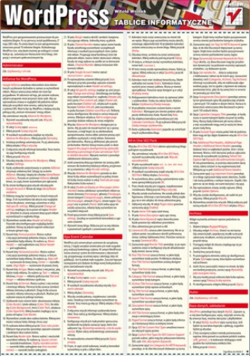 Okładka: Witold Wrotek - Tablice informatyczne. WordPress