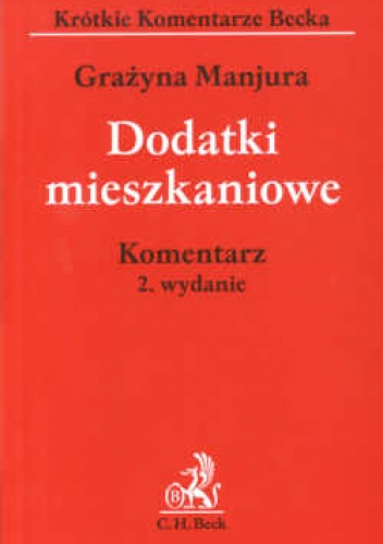 Okładka: Grażyna Manjura - Dodatki mieszkaniowe
