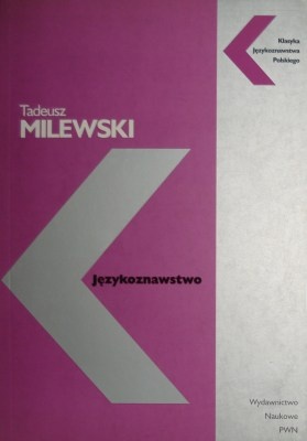 Okładka: Tadeusz Milewski - Językoznawstwo