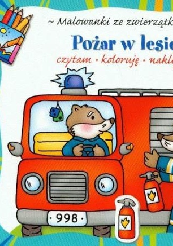 Okładka: Agnieszka Bator - Pożar w lesie