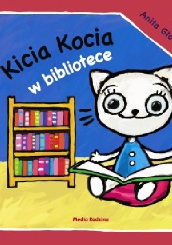 Okładka: Anita Głowińska - Kicia Kocia w bibliotece