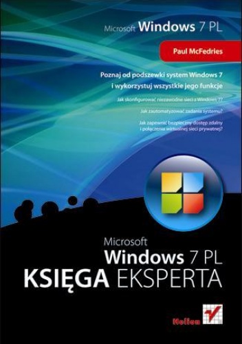 Okładka: Paul McFedries - Windows 7 PL. Księga eksperta