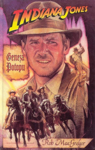 Okładka: Rob MacGregor - Indiana Jones i Geneza Potopu