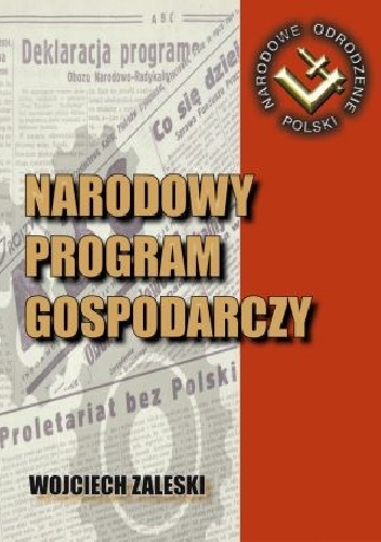 Okładka: Wojciech Zaleski - Narodowy Program Gospodarczy
