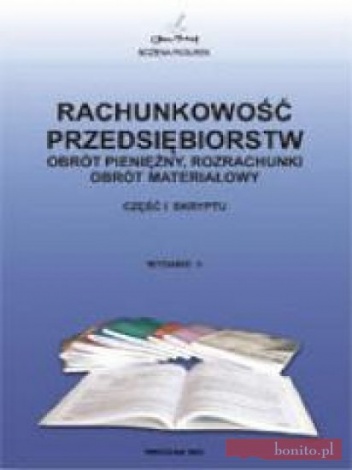 Okładka: Bożena Padurek - Rachunkowość przedsiębiorstw cz.I