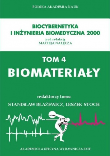 Okładka: Stanisław Błażewicz - Biomateriały