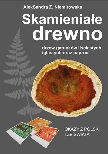 Okładka: AlekSandra Z. Niemirowska - Skamieniałe drewno drzew gatunków liściastych, iglastych oraz paproci. Okazy z Polski i ze świata