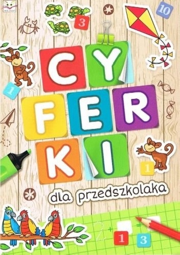 Okładka:  praca zbiorowa - Cyferki dla przedszkolaka