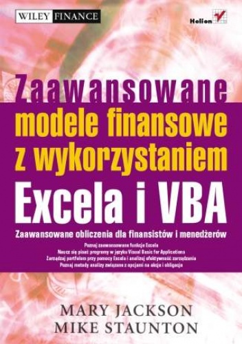 Okładka: Mary Jackson - Zaawansowane modele finansowe z wykorzystaniem Excela i VBA