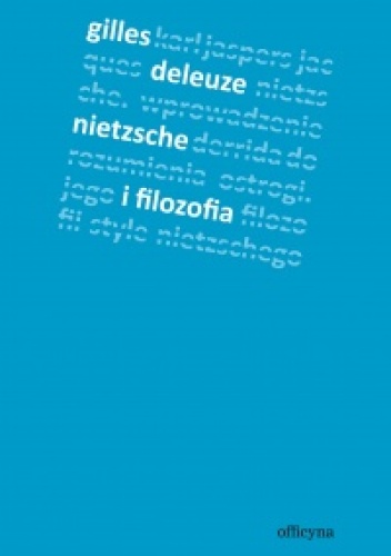 Okładka: Gilles Deleuze - Nietzsche i filozofia