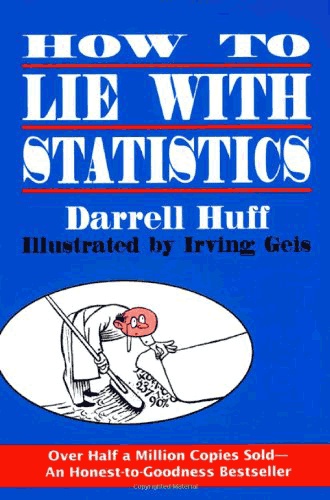Okładka: Darrel Huff - How to Lie with Statistics