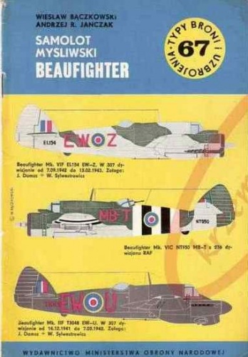 Okładka: Andrzej R. Janczak - Samolot myśliwski Beaufighter