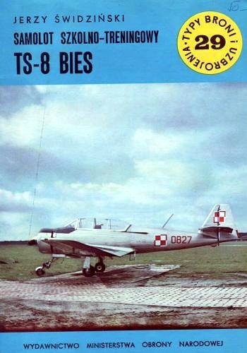Okładka: Jerzy Świdziński - Samolot Szkolno-Treningowy TS-8 Bies