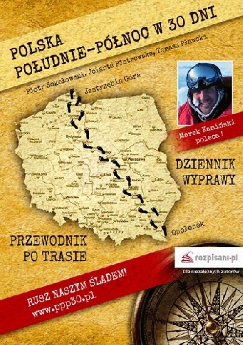 Okładka: Piotr Sokołowski - Polska Południe-Północ w 30 dni