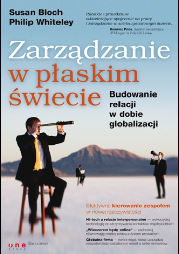 Okładka: Susan Bloch - Zarządzanie w płaskim świecie. Budowanie relacji w dobie globalizacji