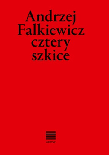 Okładka: Andrzej Falkiewicz - Cztery szkice