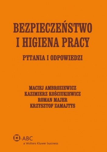 Okładka:  praca zbiorowa - Bezpieczeństwo i higiena pracy. Pytania i odpowiedzi
