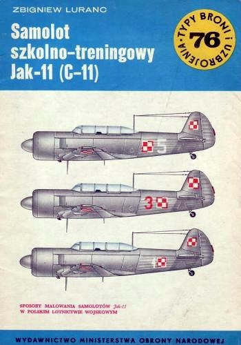 Okładka: Zbigniew Luranc - Samolot szkolno-treningowy Jak-11 (C-11)