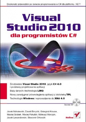 Okładka: Jacek Matulewski - Visual Studio 2010 dla programistów C#