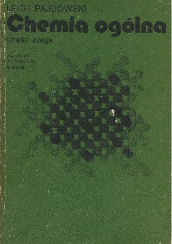 Okładka: Lech Pajdowski - Chemia ogólna. Część druga