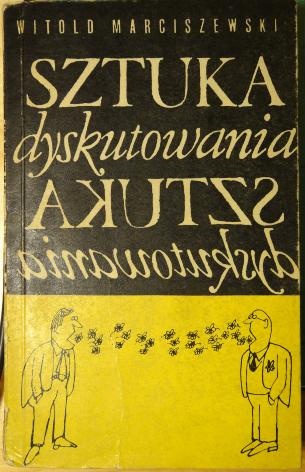 Okładka: Witold Marciszewski - Sztuka dyskutowania