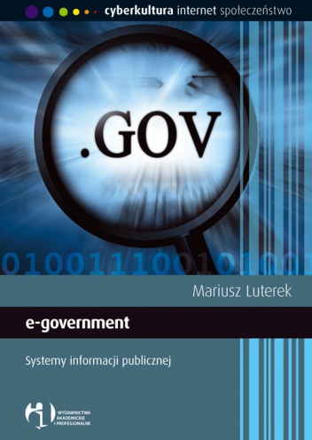 Okładka: Mariusz Luterek - e-government. Systemy informacji publicznej