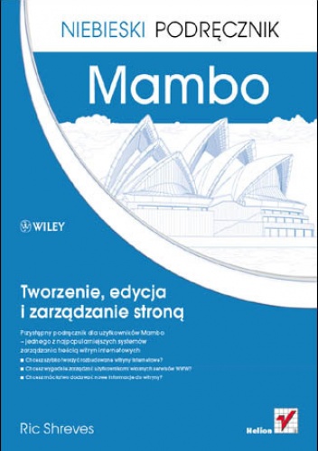 Okładka: Ric Shreves - Mambo. Tworzenie, edycja i zarządzanie stroną. Niebieski podręcznik