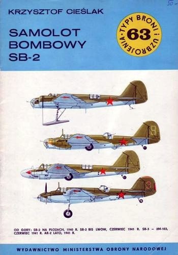 Okładka: Krzysztof Cieślak - Samolot bombowy SB-2